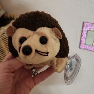 Charming Brown and Tan Hedgehog Plush Toy